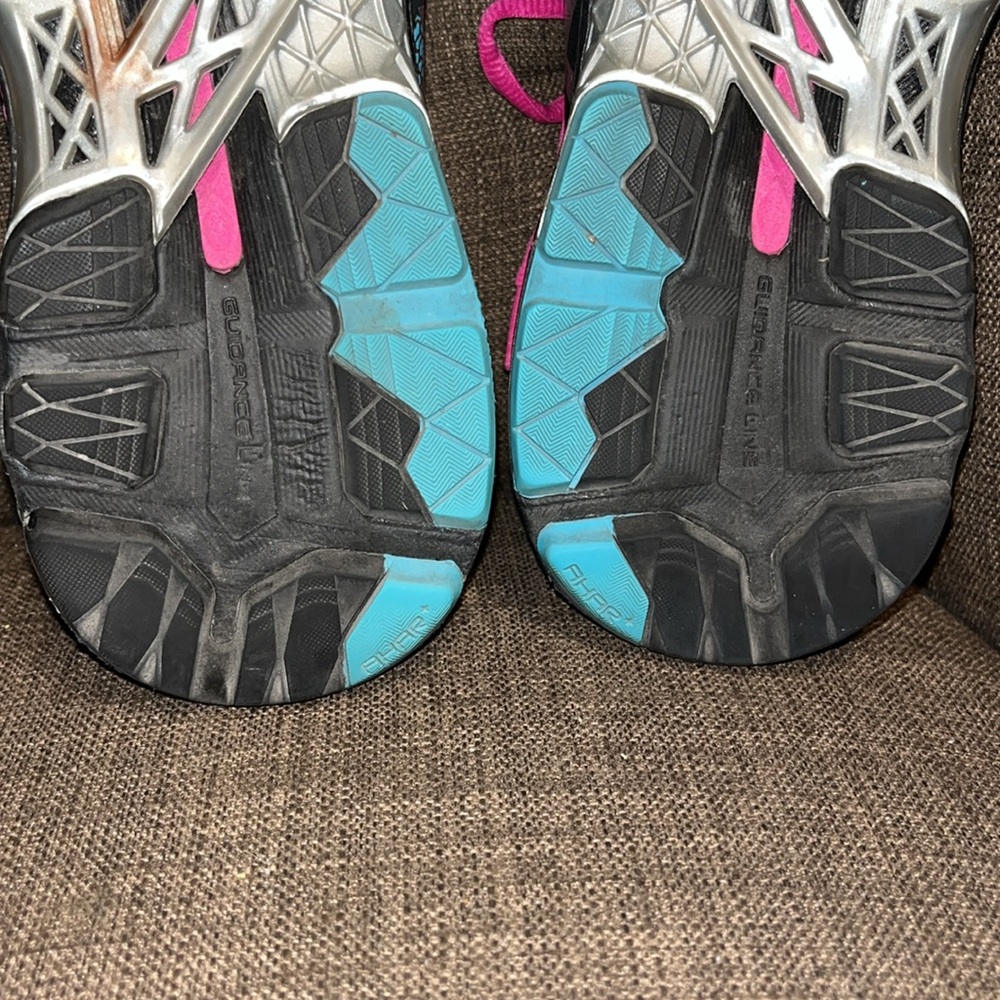 ASICS Gel-Kayano Women's Floral Athletic Shoes - Black, Pink, Blue size 8 - Picture 11 of 11